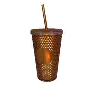 Starbucks 2021 Ltd Edition 50Yrs Copper Gold Studded 16 oz Tumbler Never used